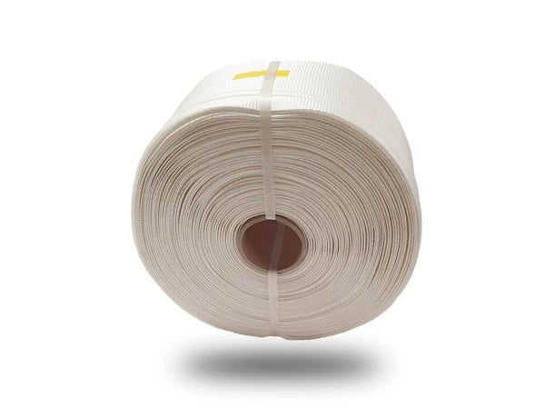 Poly woven Strap NZ 1000daN - 19mm x 600m - White Roll